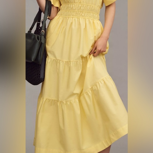 NWT! The Somerset Maxi Dress: Shirt Dress Edition - Yellow Pineapple 🟥 - Picture 3 of 5